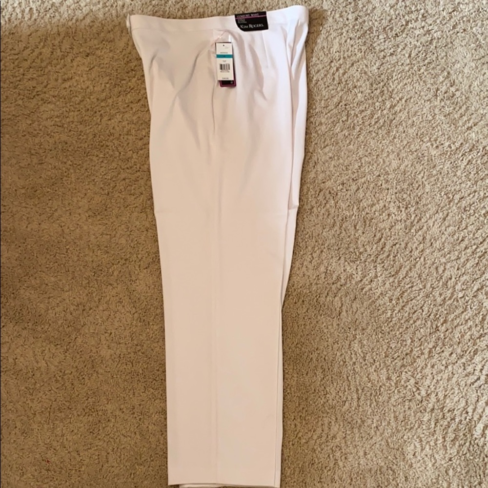White Kim Rogers for Dillard’s pants